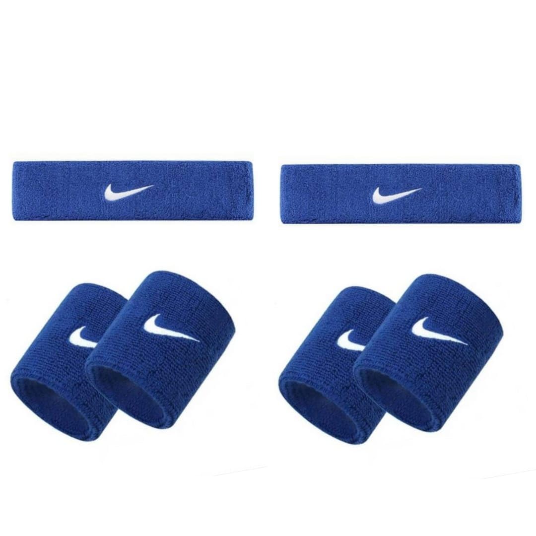 V N Traders Moisture Wicking and Non-Slip Exercise Workout Cotton Headband and Wrist Band for Men and Women (Blue, 2 Pair) (B0CTD4C16V) Amazon Price History, Amazon Price Tracker