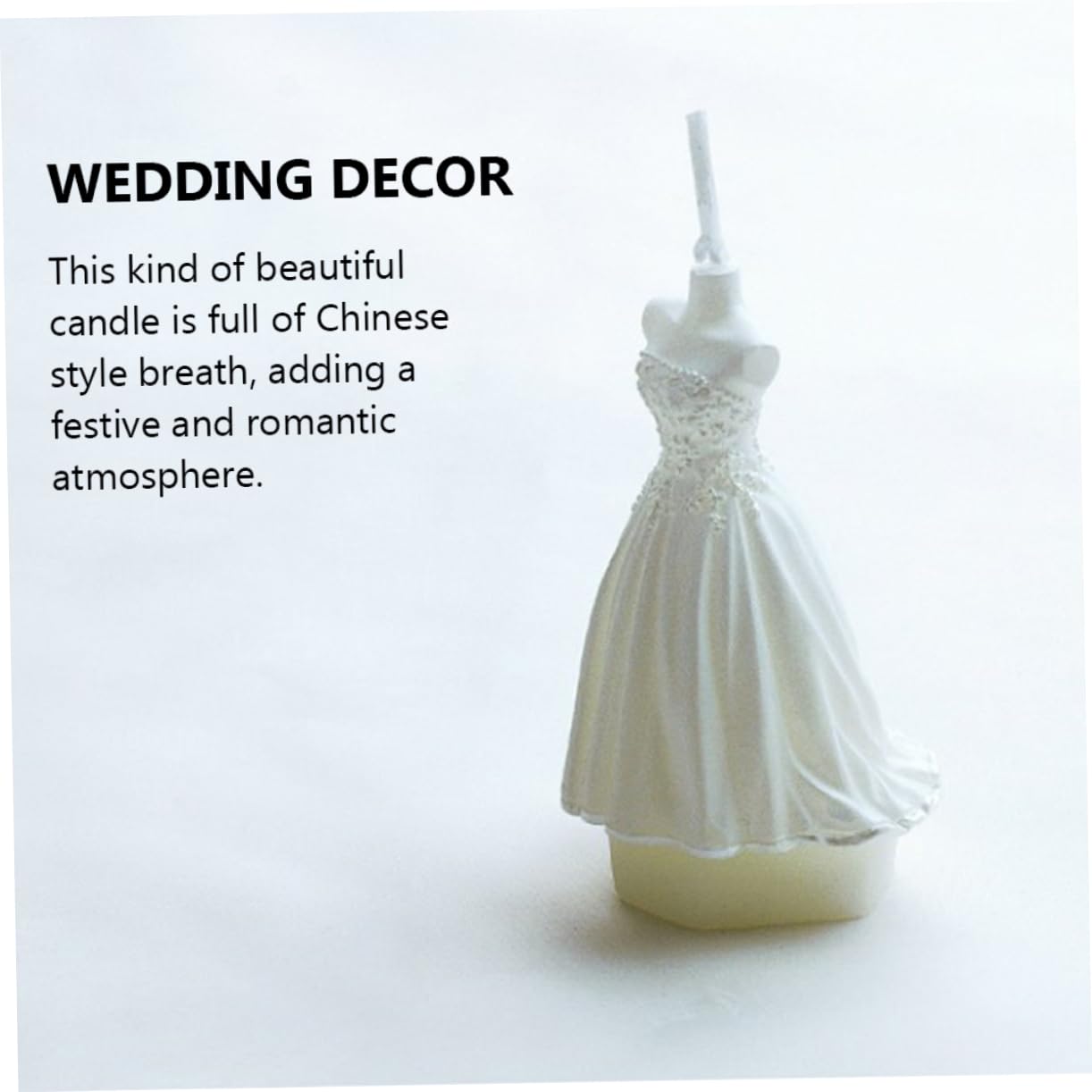 Amosfun Bougies de Mariage Chinoises pour Couples, Bougies Portables en Paraffine, Décoration Festive Romantique et Délicate pour Table de Fête ou Bureau