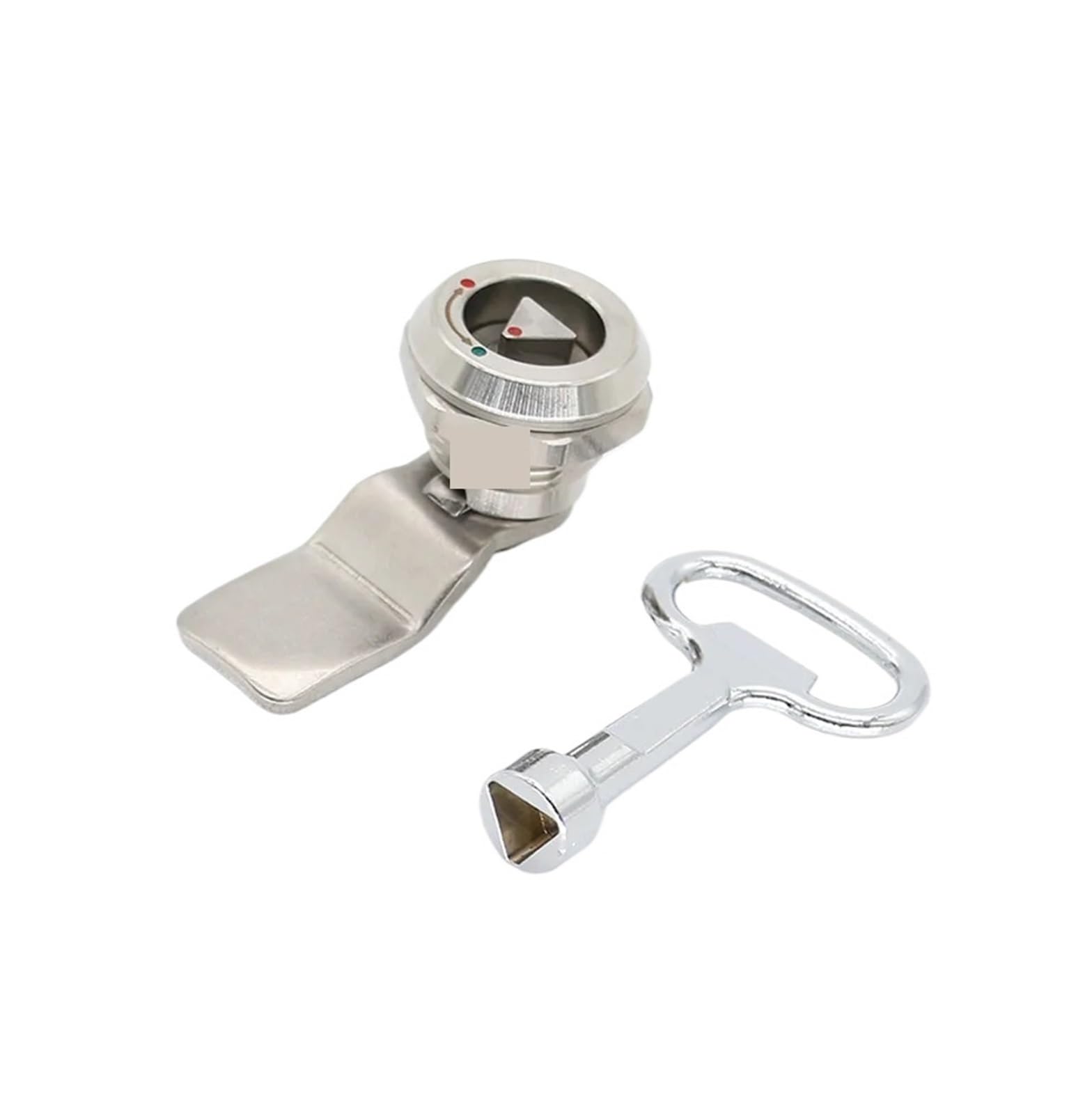 Tjuhgfedcq Triangle With Mark Ms705 Stainless Steel 304 Tongue Lock Triangle Four Corner With Identification Distribution Box Garbage Bin 1Pcs