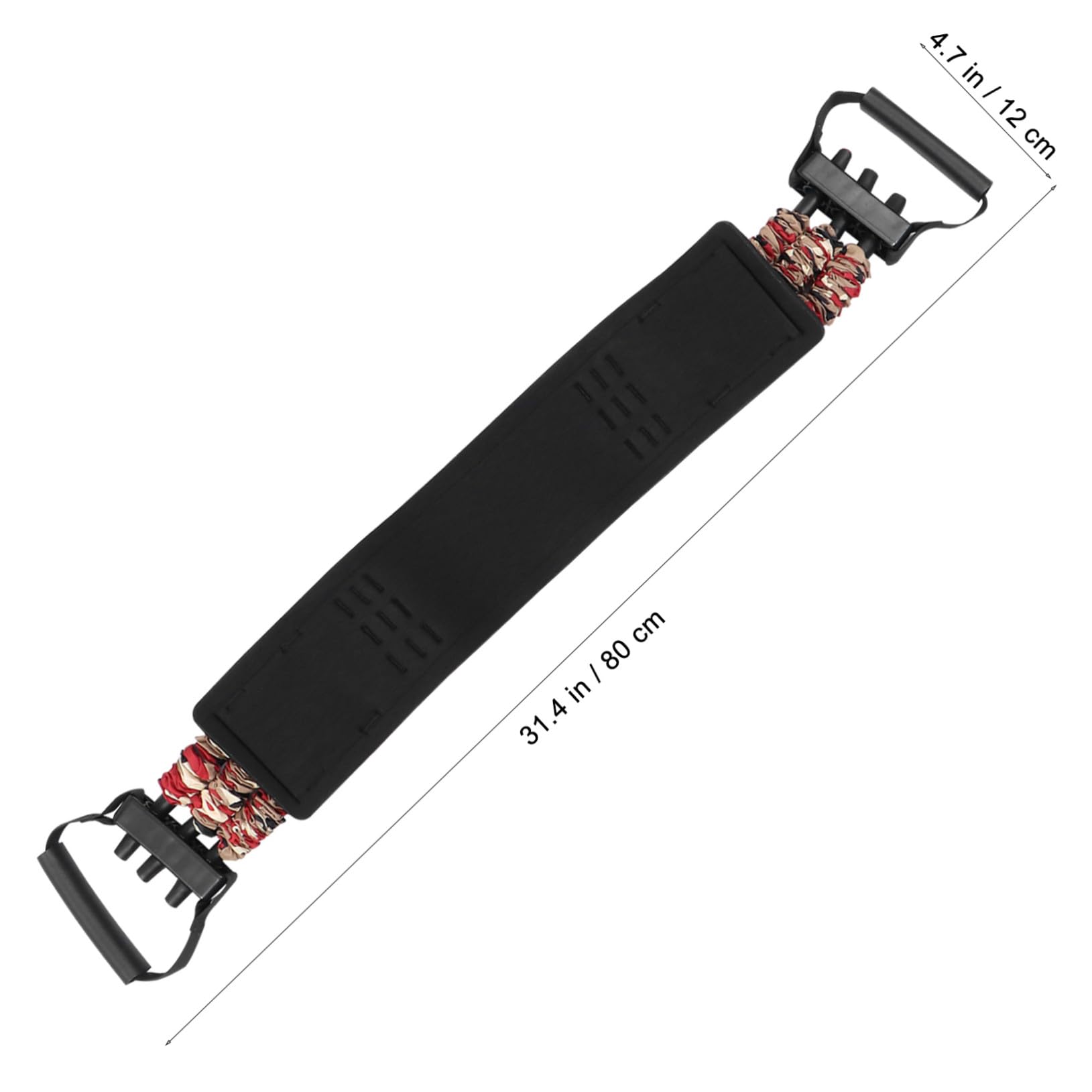TOYANDONA Banda Elastica per Allenamento Pettorale Vita Imbottita, Espansore per Petto in Nailon Leggero per Fitness e Tonificazione Muscolare