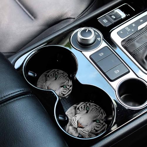 Portavasos de cerámica absorbente para carro 2 piezas miniatura 4