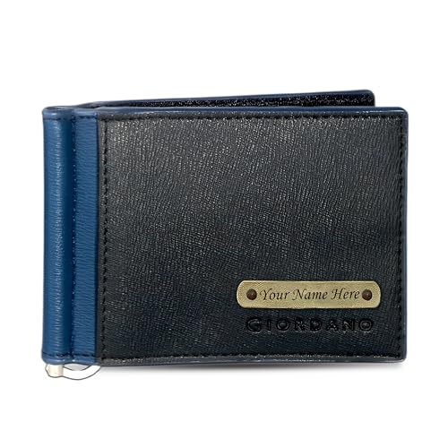 SAVRI Giordano Wallet – Custom Name/Initials Engraved Vegan Leath...