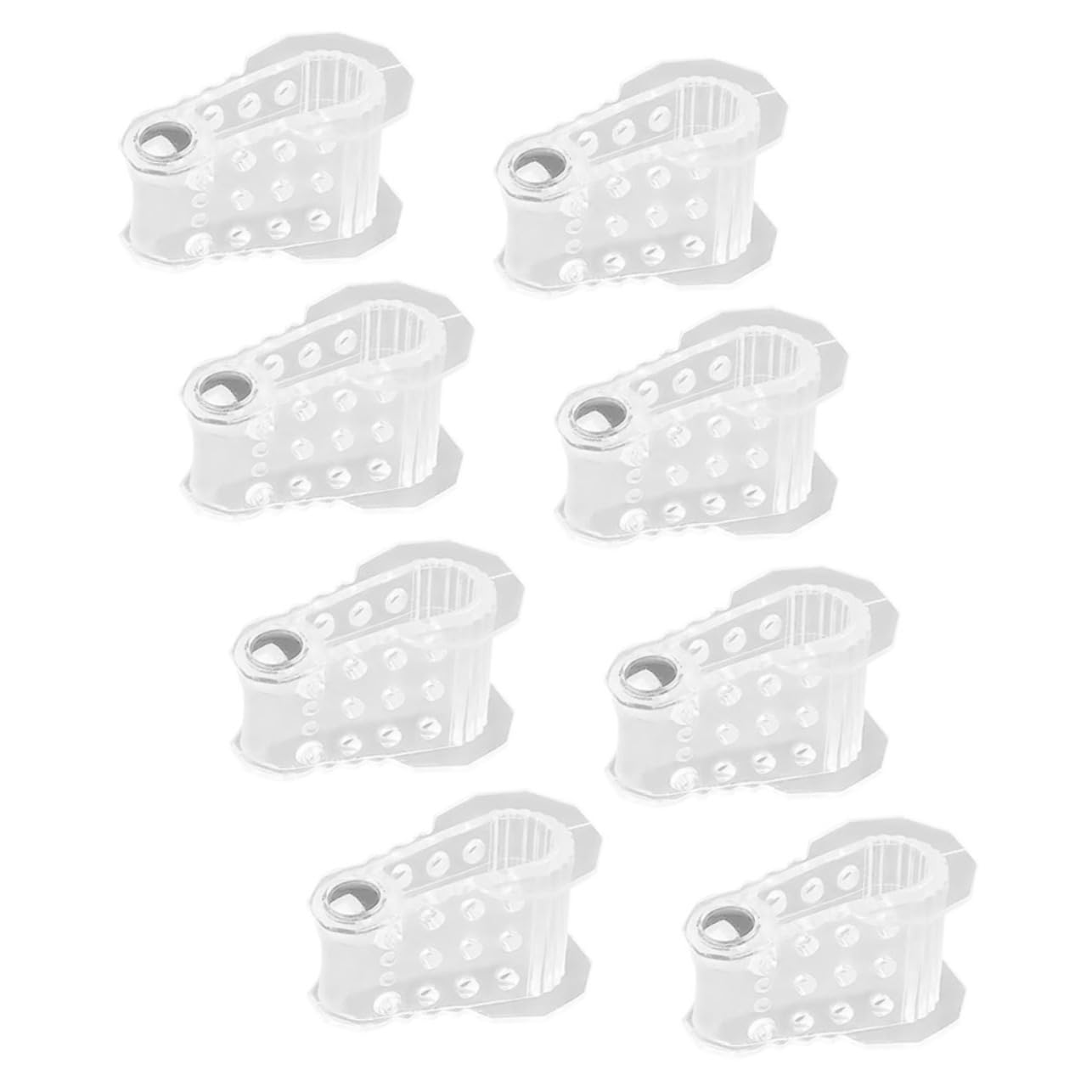 Didiseaon E Pedicure Separators Magnets 4 Pairs Toe Correctors Toe Pedicure and Manicure Separators for Comfortable Fit