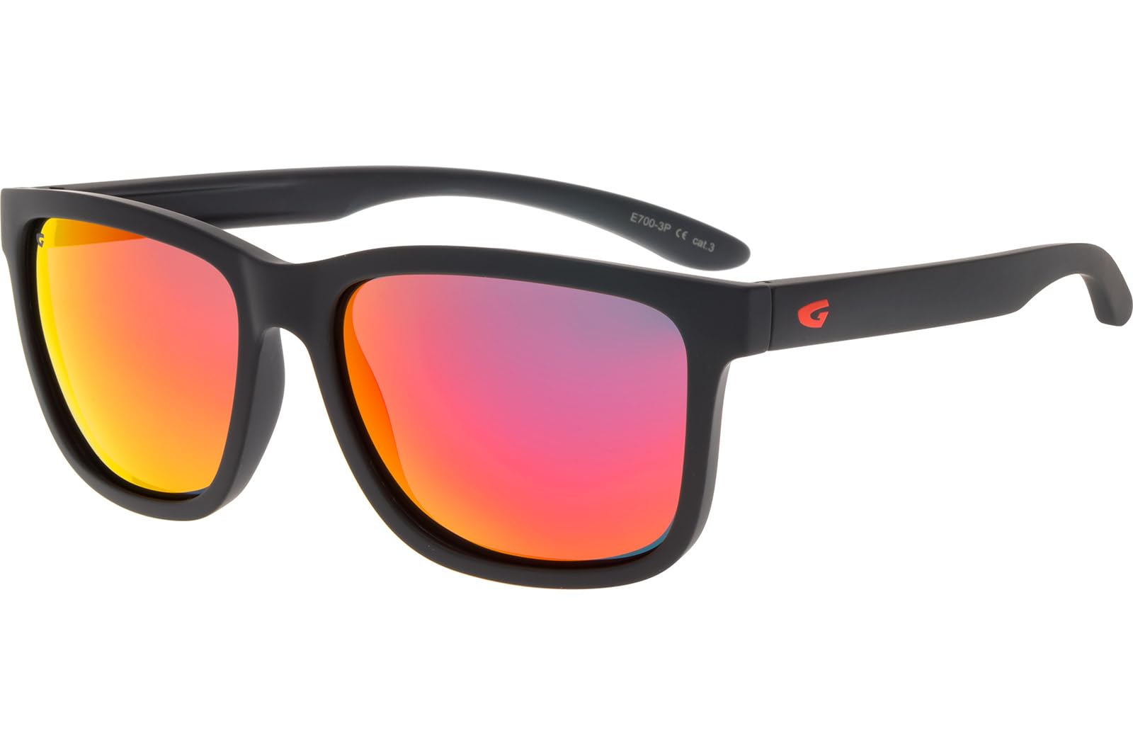 GOG Occhiali da sole polarizzati E700 per uomo e donna - Occhiali sportivi con protezione UV400 - Classico design rettangolare per sport e tempo libero