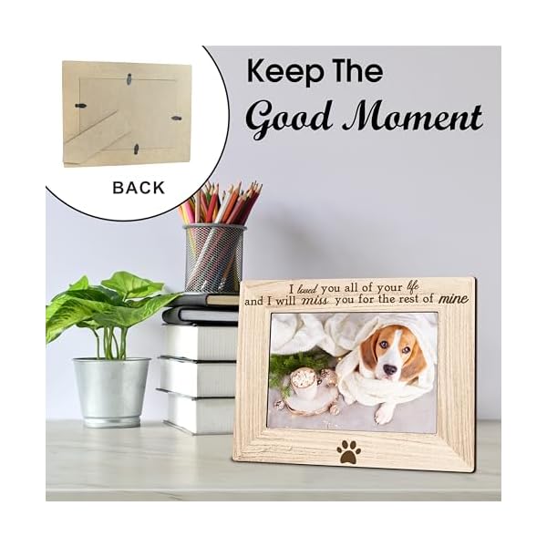   5X7-Photo-Wooden-Frame-I-Love-You-All-Of-Your-Life-And-I-Will-Miss-You-For-The-Rest-Of-Mine-Memorial-Dog-Theme-Wood-Picture-Frame-Rustic-Wooden-Frame-Gifts-Tabletop-Display-Horizontal-A01
