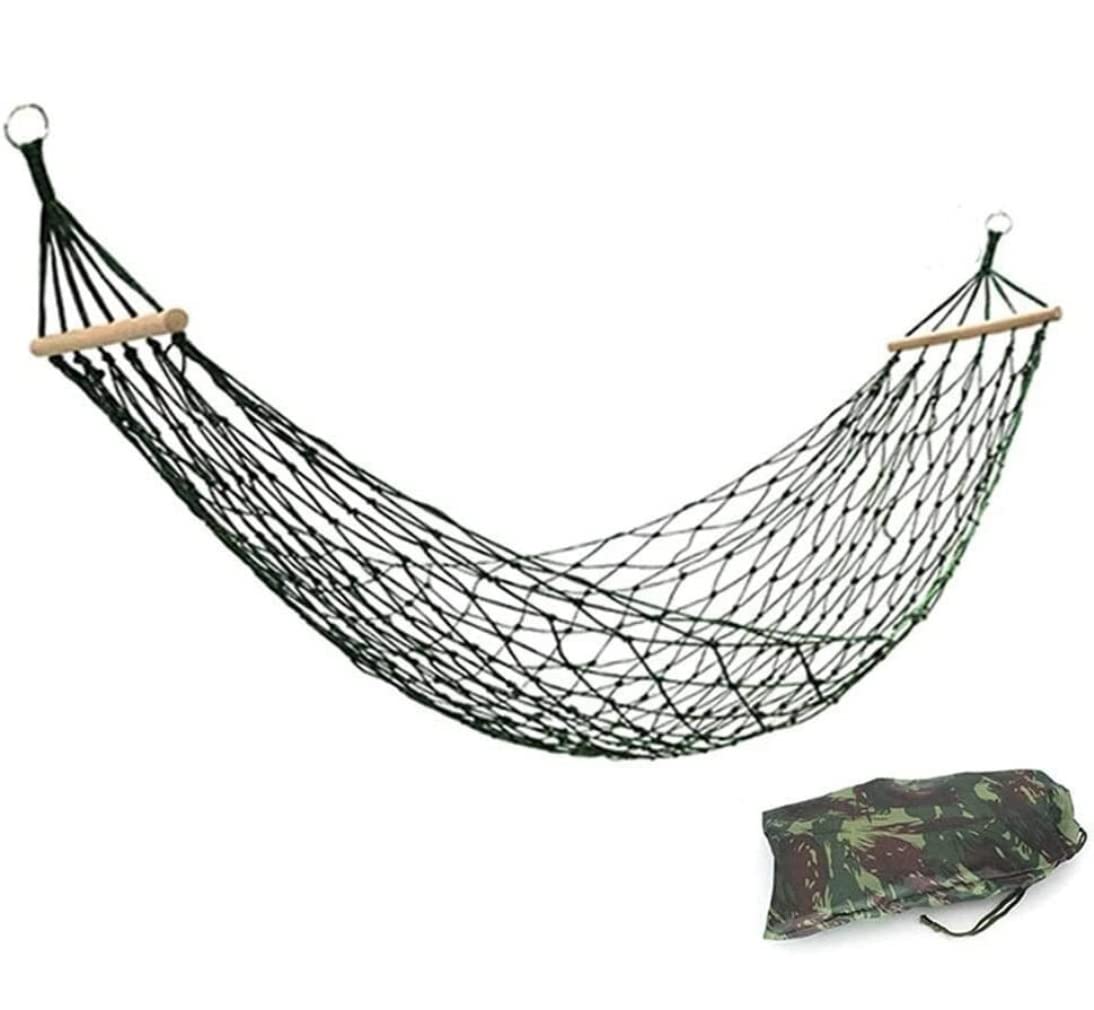 Hamak Ultralekki, Hammock Rekreacja Hamak Z Siatki Wewnątrz/Na Zewnątrz Torbą Do Noszenia Patio Podwórku Camping Piesze Wycieczki Plaża na Kemping, na Zewnątrz