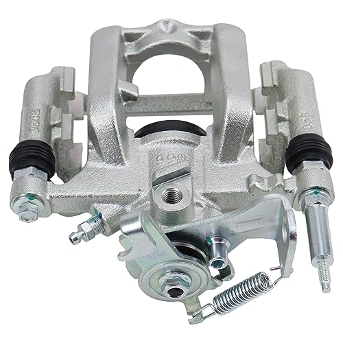 Image of TRQ Rear Right Brake Caliper w /Bracket Passenger Side