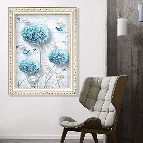 Broderie diamant 3 fleurs kit complet 5D grand format 80x180cm