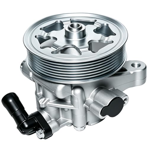 Power Steering Pump with Pulley Fit for Honda Accord 2008 2009 2010 2011 2012 L4 2.4L Replace: 21-5495 56100-R40-A01