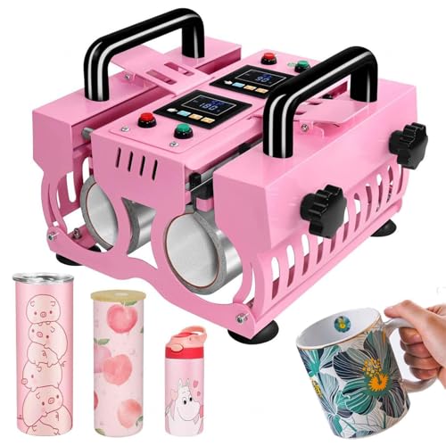 Máquina de Termofijado Doble Estación para Tazas