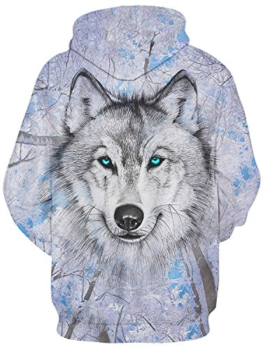 IDGREATIM Unisex 3D Druck Hoodie Herren Damen Kapuzenpullover Bunt Langarm Pullover Fleece Coole Sweatshirt S-4XL - Image 3