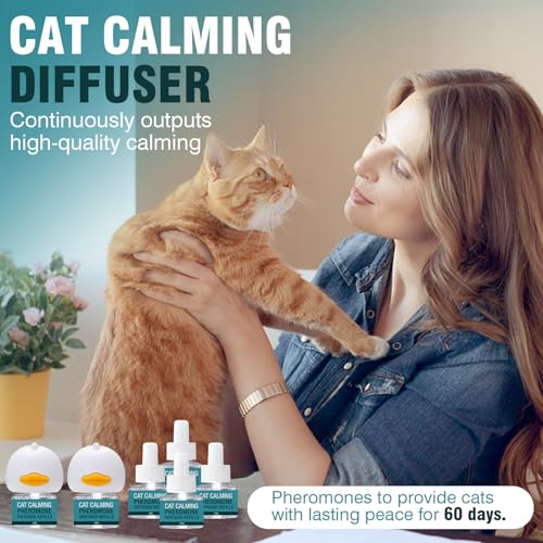 8-in-1 Pheromone Diffuser for Calming Cats and Reducing Stress