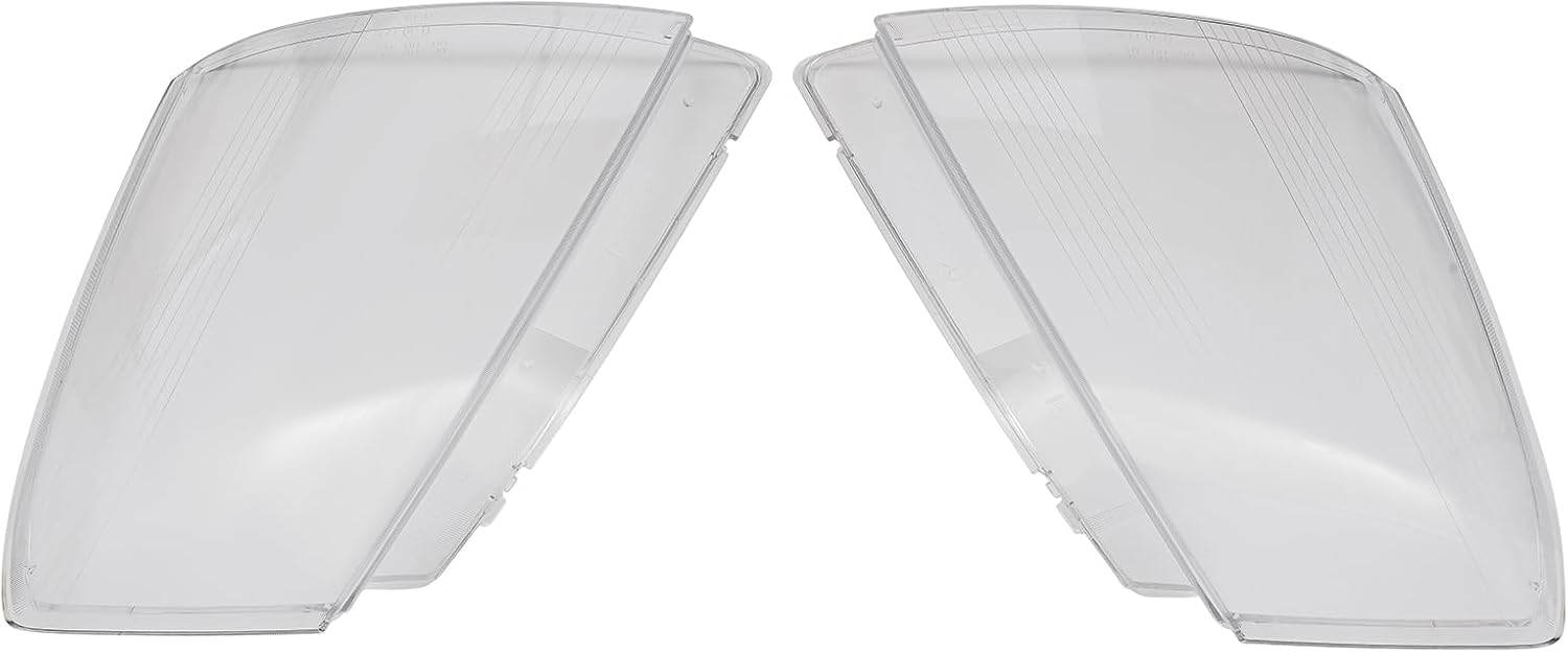 L&R Side Light Cover Clear Compatible with Cadillac STS 2005-2011, Outer Headlight Cover, Compatible with STS-V 2006-2009