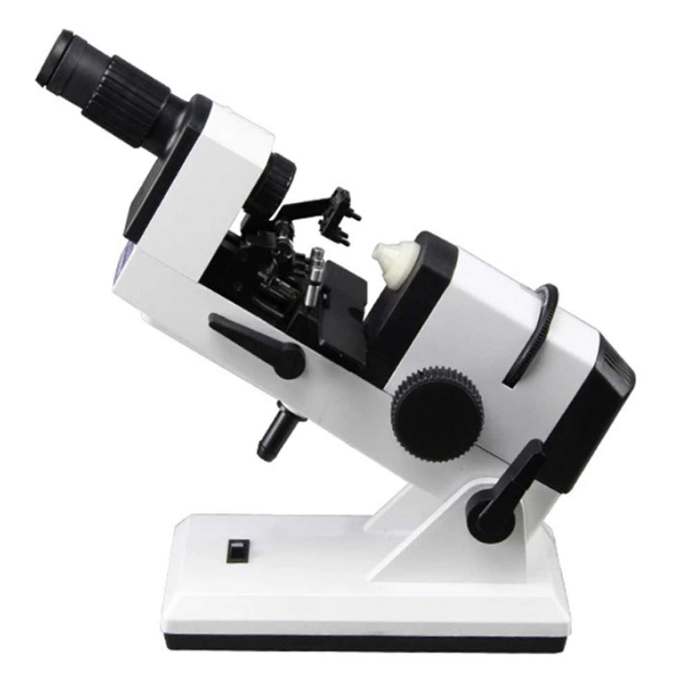 Manual Lensmeter Optical Lensometer Focimeter Optometry Machine Lens Tester for Glasses Measuring, Focimeter Lens Metter AC DC Power, AC/DC 110V