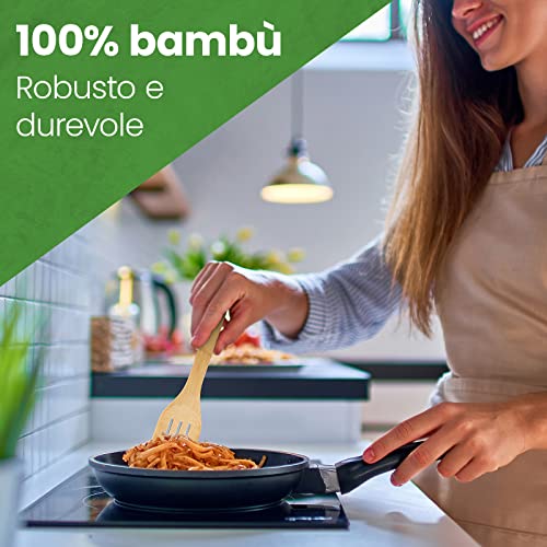 ARTECSIS Set di 5 Utensili da Cucina + Pentola