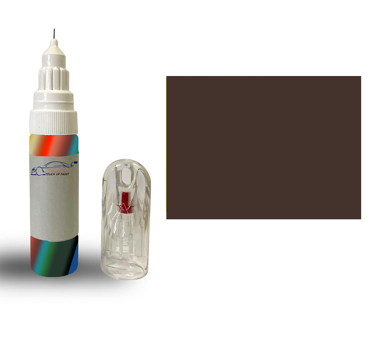 Xtremeauto RAL 8017 Chocolate Brown Pen Dull Matt Matte Touch Up Paint Brush Repair Scratch Upvc Pvc Metal Wood