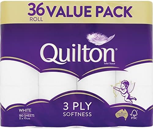 Quilton Toilet Paper 36pk 3ply 180 Sheets : Amazon.com.au: Health ...