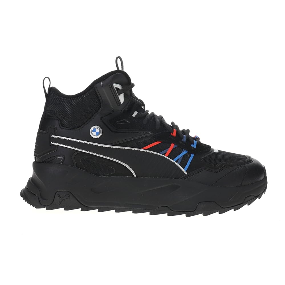 PUMA Mens BMW M Motorsport Trinity Mid WTR Lace Up Sneakers Shoes Casual - Black - Size 11 M