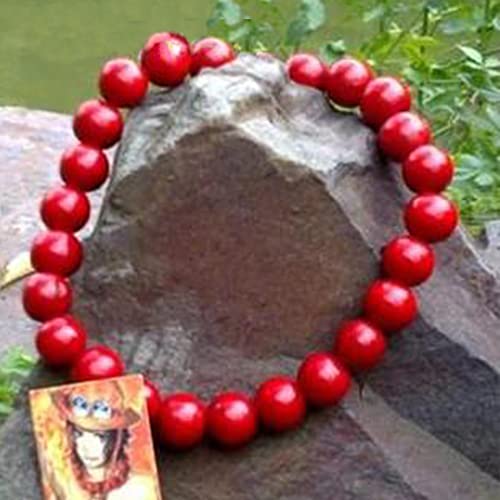 Cosplay Costume Accessories Red Large Bead Necklace3