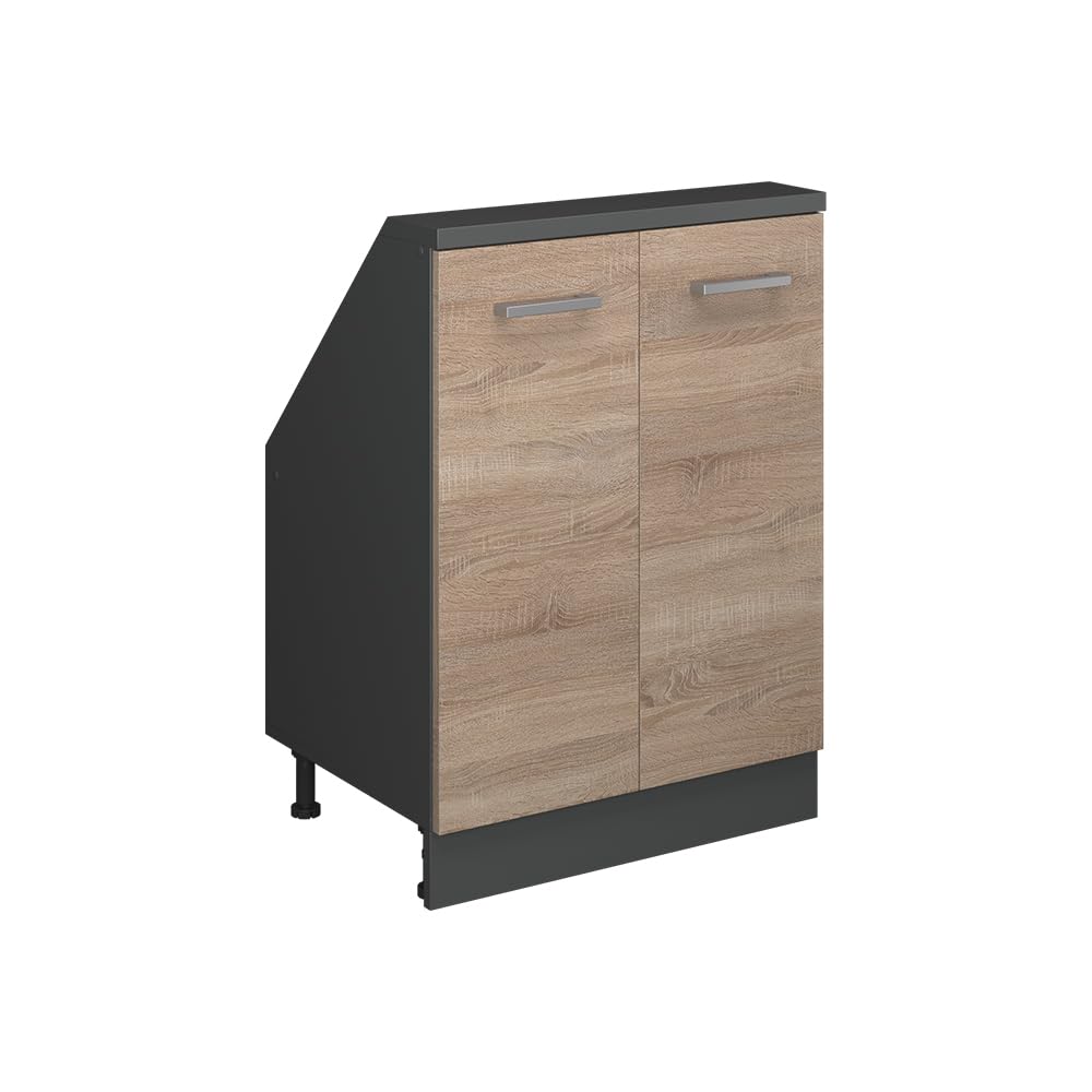 Vicco Kitchen sloped ceiling cabinet Raul, Sonoma, 60 cm — image 1