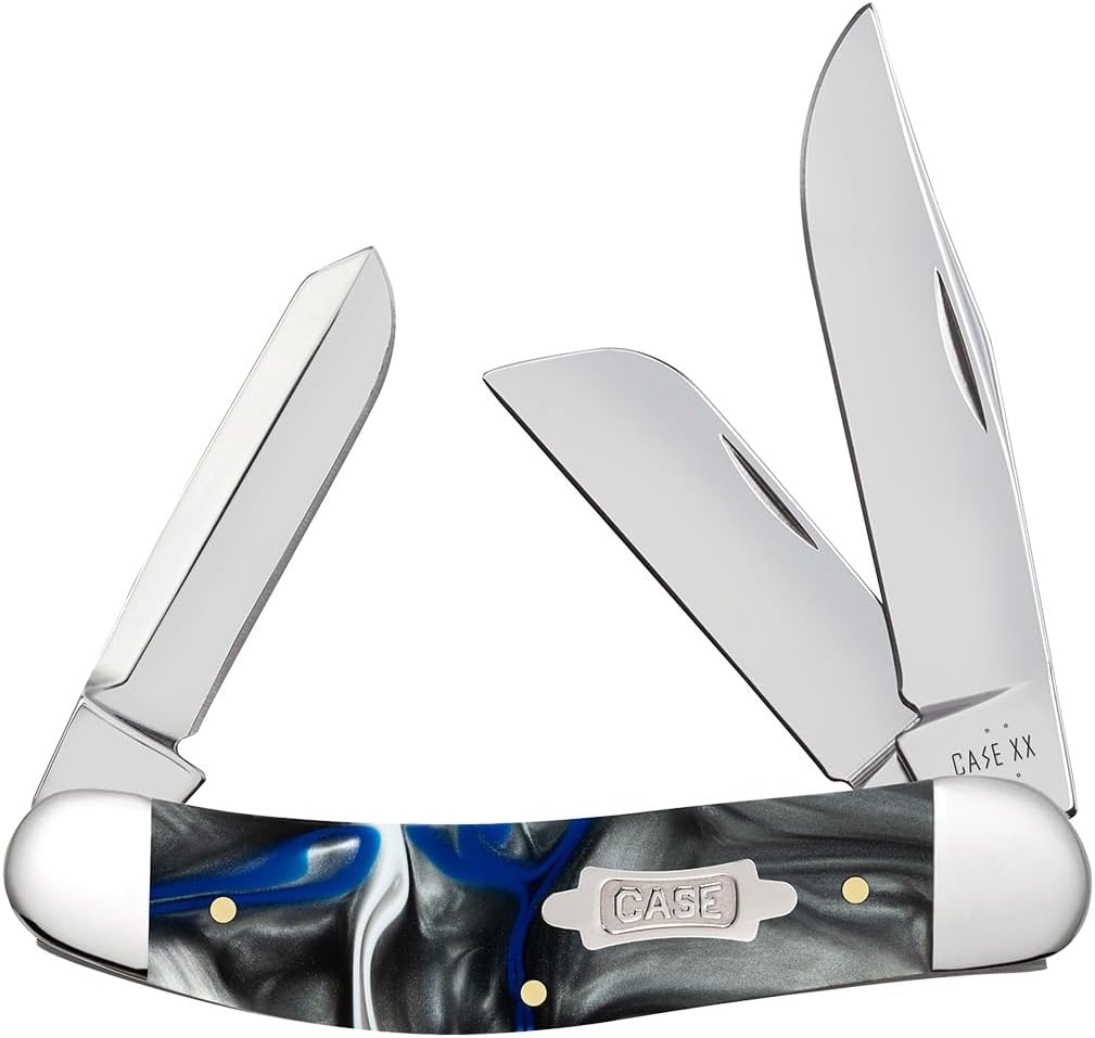 Case XX WR Pocket Knife Sowbelly Kirinite Pacific Tides Item #53814 (TB10339 SS) Length Close: 3 7/8 inches