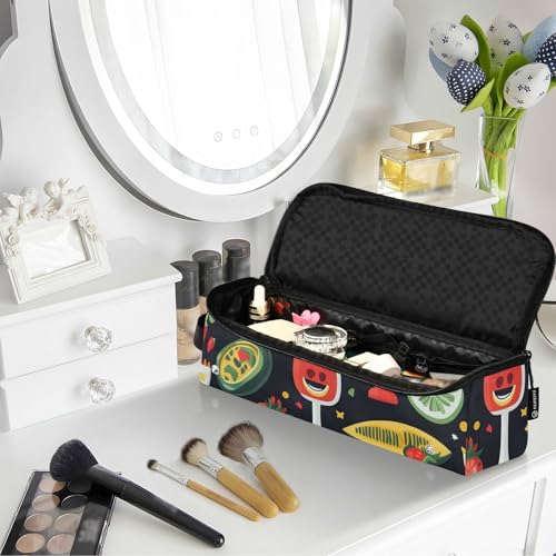 Bolso de Viaje 2 en 1 para Herramientas de Cabello Negro miniatura 7