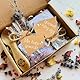 WKRTDY 50 herzförmige Kraftpapieretiketten mit 10 m Hanfseil - perfekt als Geschenketiketten, Christbaumschmuck oder Wunschetiketten für Valentinstag und Weihnachten
