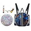 B/A Reflecterende voetbalbal maat 4 – Holografische gloeiende lichtgevende voetbal voor nachtspel, glow in the dark…