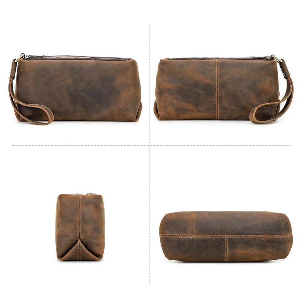 Neceser for Hombres, Bolsa de Viaje Essentials Shaving Dopp Kit, Bolsa de Viaje, Estuche Organizador de artículos de tocador, Accesorio de Maquillaje cosmético, Resistente al Agua