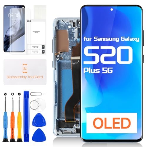 Écran tactile pour Samsung Galaxy S20 Plus 5G - Restaurez Votre Smartphone Couleur Bleu