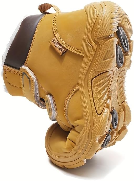 Kids Work Boots Hiking Boots Girls Waterproof Boys Summer Camp Anti-collision Non-slip Desert Boots Military Fan Shoes