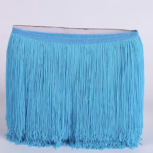 Cheriswelry Witte Franje Kwastje Trim Polyester Kant Lint Naaien Curtail Kussen Trim Voor Kleding Huisdecoratie Ambachten, 22 Yards Cheriswelry Witte Franje Kwastje Trim Polyester Kant Lint Naaien Curtail Kussen Trim Voor Kleding Huisdecoratie Ambachten, 22 Yards