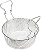 IBILI - Friteuse avec panier et couvercle Korinto, 24 cm, Acier émaillé, Antiadhésif, Compatible avec l’induction