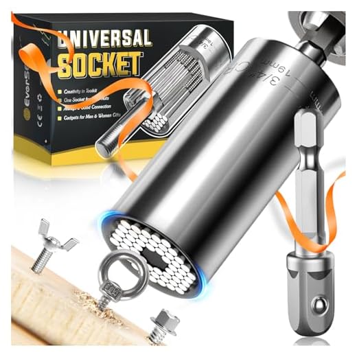 Universalnuss Steckschlüssel Bestes Männer Geschenke - Universal Steckschlüssel Mehrfunktionaler Werkzeug Geschenk, Universal Nuss Werkzeug, 7-19mm Universal Schraubendreher Gadgets für Männer