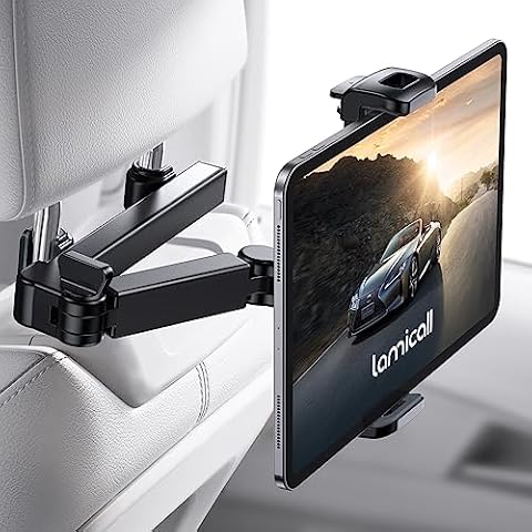 Lamicall Adjustable Car Tablet Holder for Kids Cover