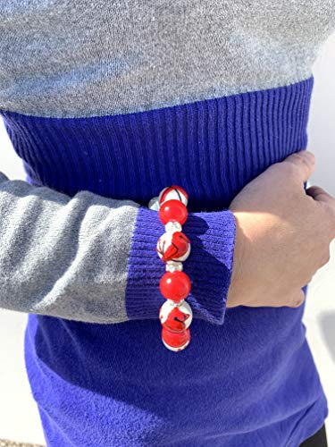 Red Cardinal Bracelet, STL Cardinals Holiday Jewelry for Women, Christmas Remembrance Memorial Birthday Gift for Her, 1 pc4