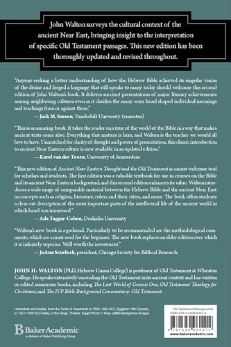 Ancient Near Eastern Thought and the Old Testament: Introducing the Conceptual World of the Hebrew B