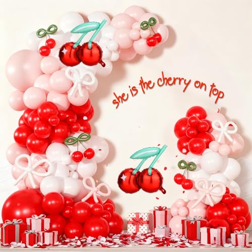 Cherry Balloon Garland Arch Kit just $6.49 at Amazon