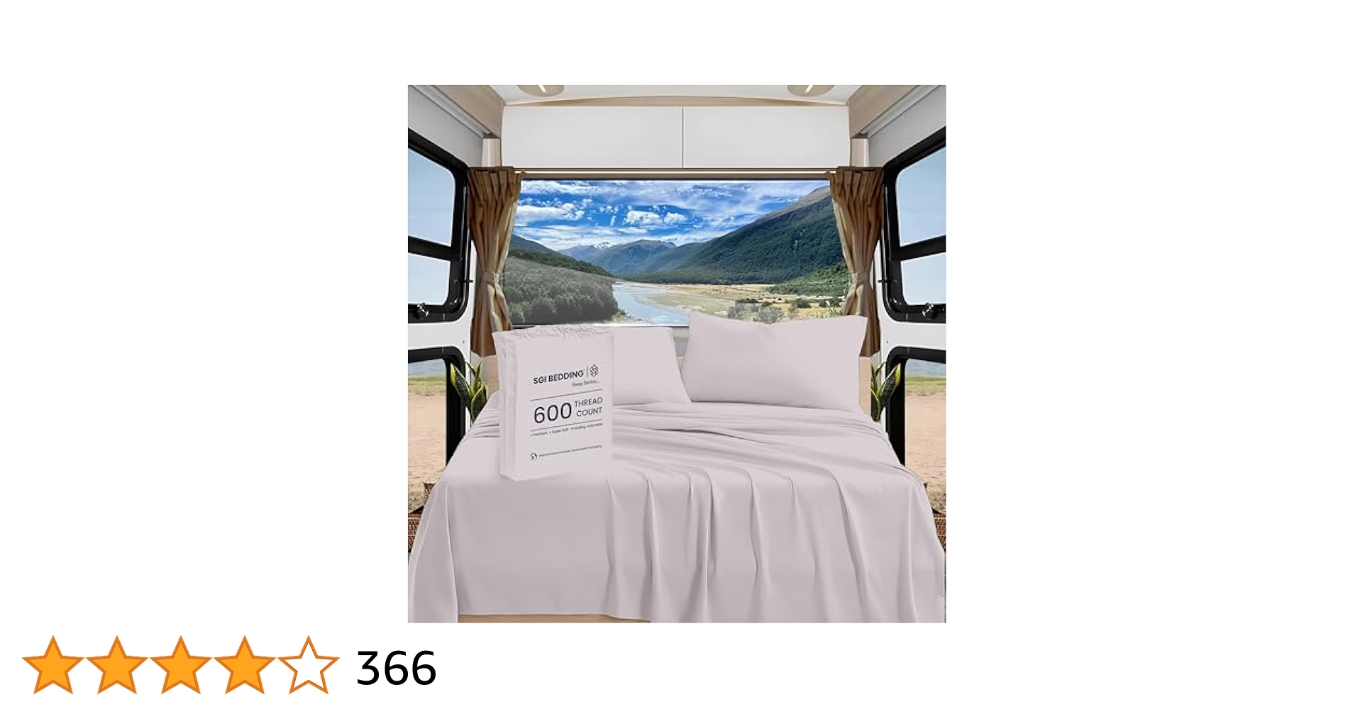 Amazon｜エジプト綿シーツセット スレッドカウント 600 サイズと