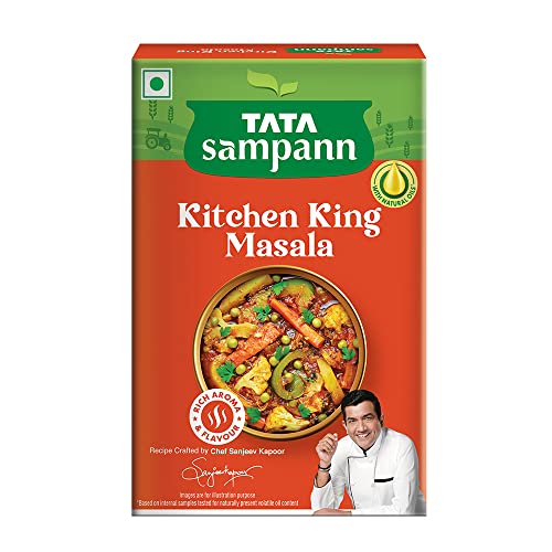 Image of Tata Sampann Unpolished Toor Dal, 1kg + Tata Sampann Kitchen King Masala with Natural Oils, 100g