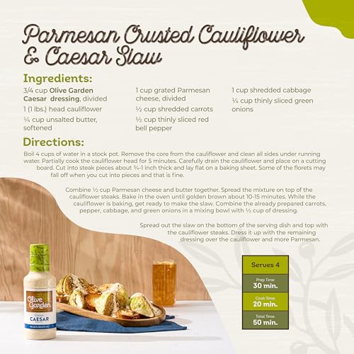 Image of Olive Garden Signature Brand, Classic Caesar Dressing, 16 Ounce (Pack of 3)