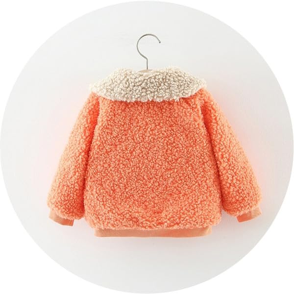 Image of Bold N Elegant Standard Length Faux Fur Warm Winter Outerwear Hooded Baby Jacket Coat Blanket With Soft Plush Bunny Ear N Tail For Infant Toddler Boy's Girl Kids 1Yr To 5Yr