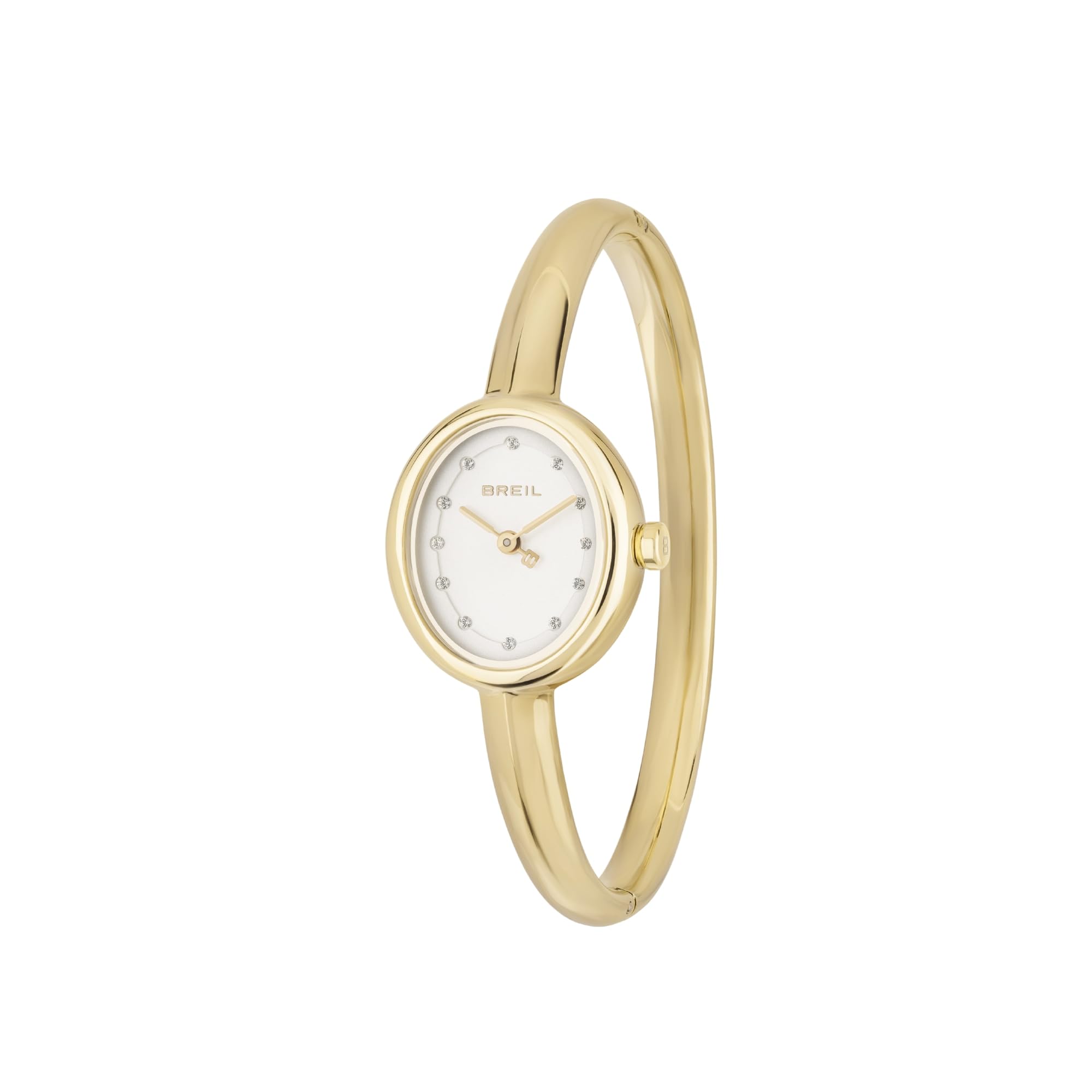 Breil, Hoop Collection, Damenuhr mit Edelstahlarmband, 25 mm Gehäuse, Quarzwerk, Praktische Faltschließe