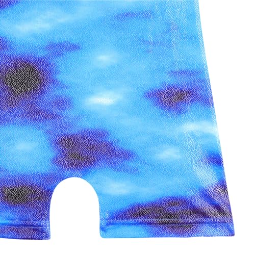 HOZIY Girls Gymnastics Leotards for Kids Tumbling Outfits Biketard Sparkle Adorable Pattern
