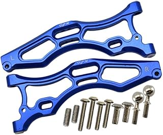 12pc Set Aluminum Front Lower Arms ARRMA 1/7 Fireteam Tactical Unit 6S BLX-ARA7618 RC Cars by GPM (Blue)