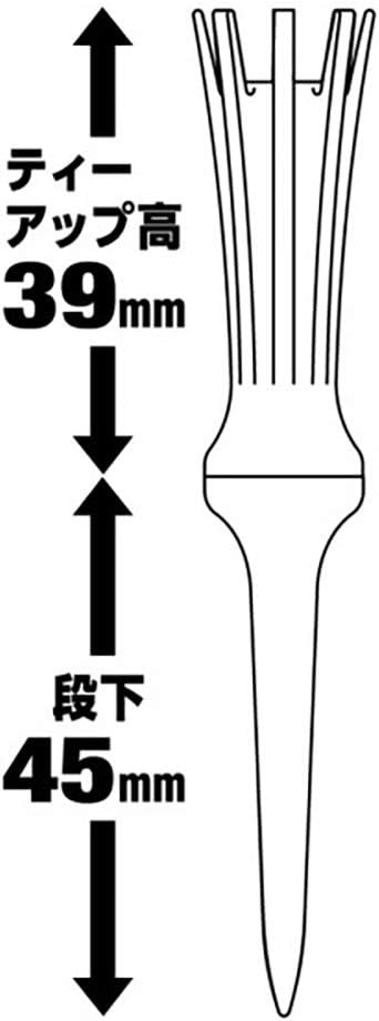 review Daiya TE-708 Aero Spark Tee 708 Golf Tee, Long, Clear