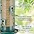 Jarkyfine Metal Mesh Tube Bird Feeder for Outdoors Hanging - Squirrel Chew Proof Bird Feeders for Outside, Rust-Proof, 2LB Large Capacity, Easy to Refill, for Finch Cardinal, Gifts for Bird Lovers