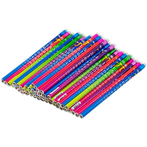Set de 48 lápices de grafito HB con borrador miniatura 2