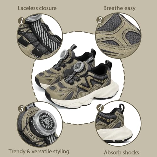 Kid Chunky Sneakers Boys Girls Athletic Walking/Running Shoes4