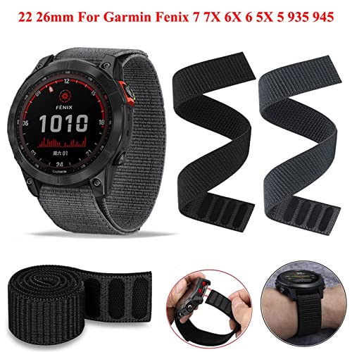 Bracelet nylon Garmin Forerunner 945 respirant et anti-transpiration - 2
